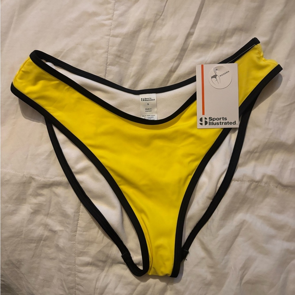 Sports Illustrated Swim Yellow Bikini BOTTOM ONLY
